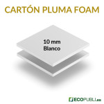 Panel Cartón Pluma Foam Grosor 10 mm