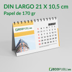 Calendario de Mesa DIN LARGO Sostenible PEFC