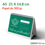 Calendarios de Mesa A5 Personalizados Papel 300 gr