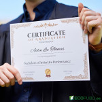 Diploma A3 Cartulina Martillada 246 gr