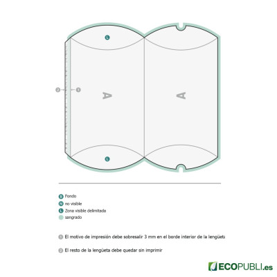 Cajas Tipo Almohada Pequeña