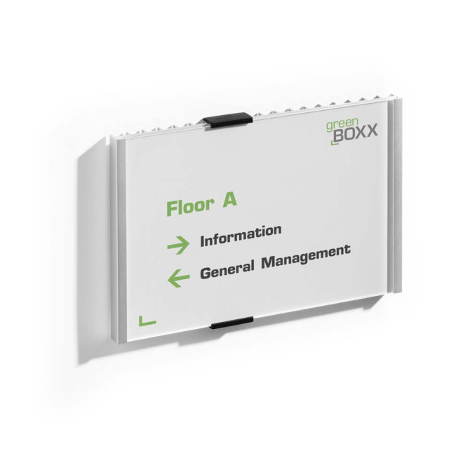 1 Ud Identificador Puertas INFO SIGN 210x148.5mm Plateado