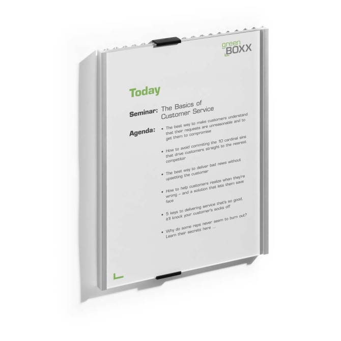 1 Ud Identificador Puertas INFO SIGN A4 Vertical Plateado