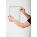 2 Uds Marco Informativo DURAFRAME SUN A4 Plateado