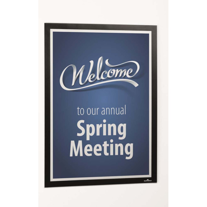 1 Ud Marco Informativo DURAFRAME WALLPAPER A3 Negro