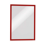 5 Uds Marco Informativo DURAFRAME MAGNETIC A3 Rojo