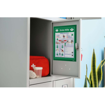 5 Uds Marco Informativo DURAFRAME MAGNETIC A4 Verde