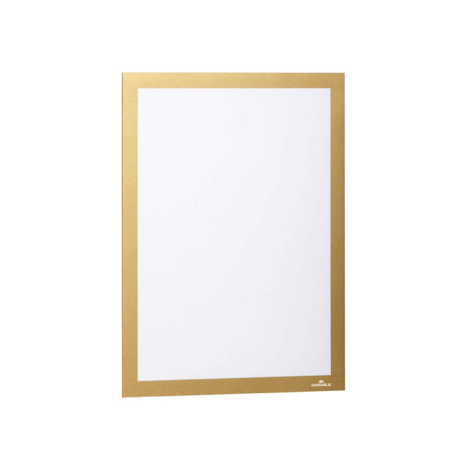 2 Uds Marco Informativo DURAFRAME A4 oro