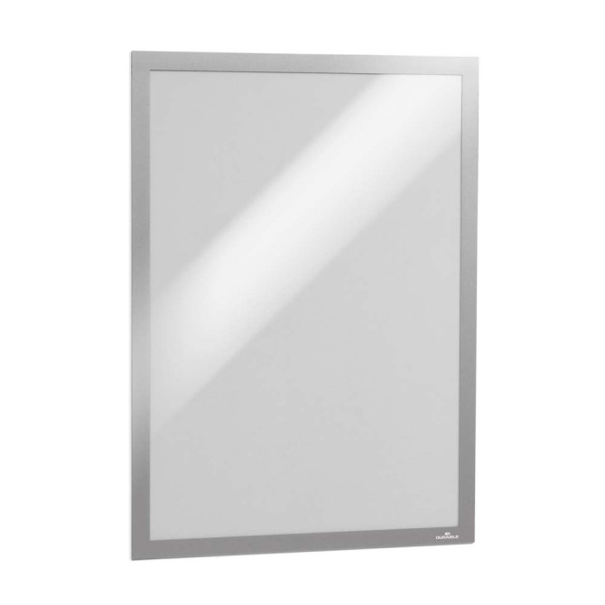 2 Uds Marco Informativo DURAFRAME A3 Plateado