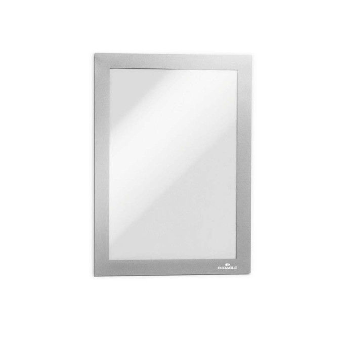 10 Uds Marco Informativo DURAFRAME A5 Plateado