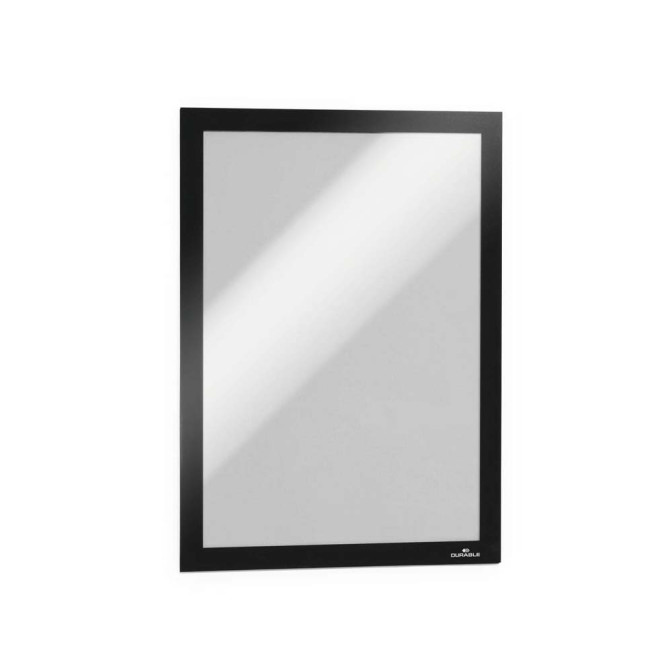 10 Uds Marco Informativo DURAFRAME A4 Negro