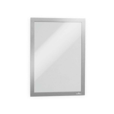 10 Uds Marco Informativo DURAFRAME A4 Plateado