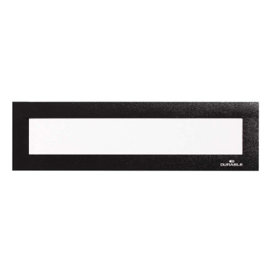 5 Uds Marco Informativo DURAFRAME MAGNETIC Top A4 Negro