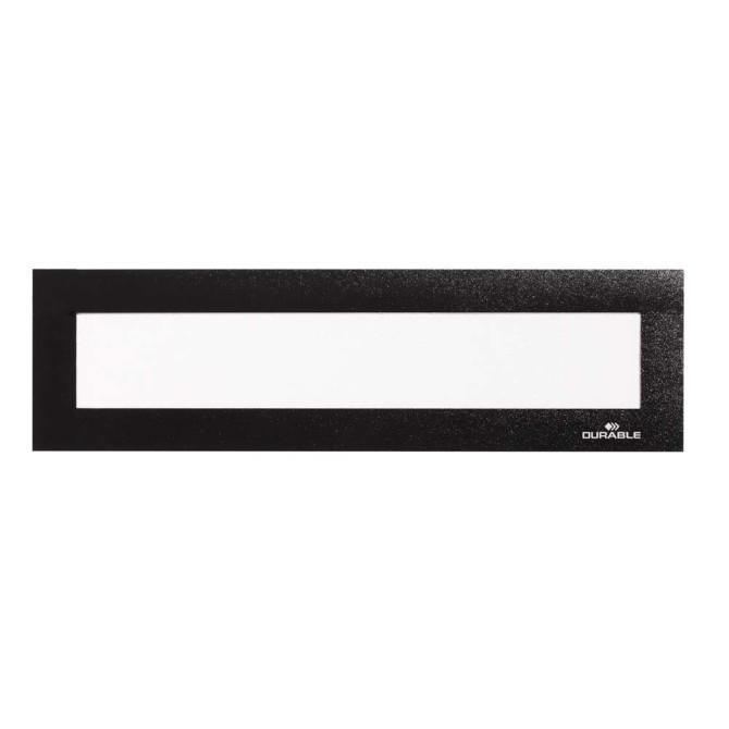 5 Uds Marco Informativo DURAFRAME MAGNETIC Top A4 Negro