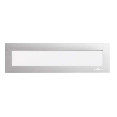 5 Uds Marco Informativo DURAFRAME MAGNETIC Top A4 Plateado