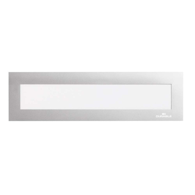 5 Uds Marco Informativo DURAFRAME MAGNETIC Top A4 Plateado