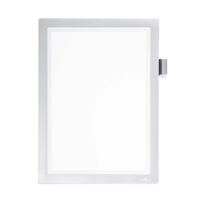 1 Ud Marco Informativo DURAFRAME MAGNETIC NOTE A4 Plateado
