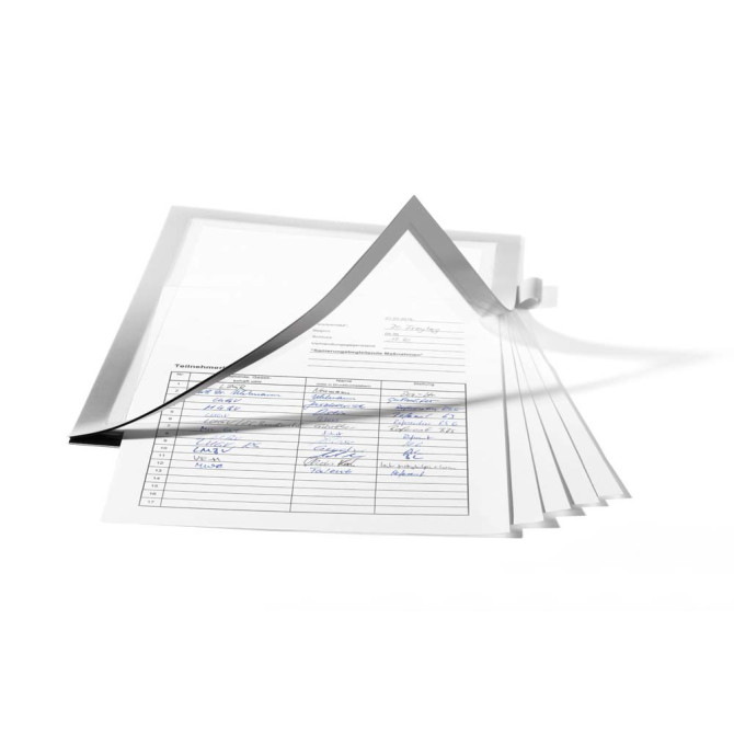 1 Ud Marco Informativo DURAFRAME NOTE A4 Plateado