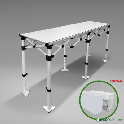 Mesa Ecopubli Regulable 280X55cm