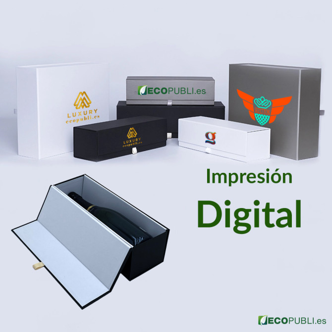 50 Cajas Cierre Magnético BOXBOTTLE Estándar en Digital