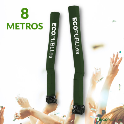 Skydancer publicitario personalizado barato de 8 metros