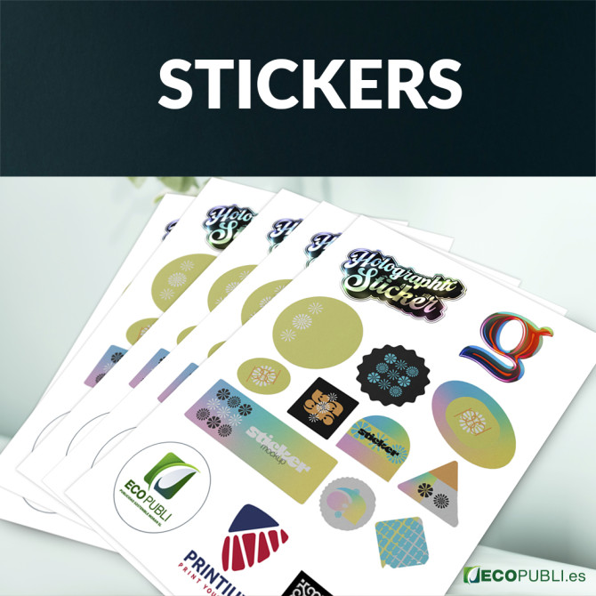 Pliegos Adhesivos Stickers en Formato A4
