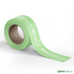 Precinto con impresión a color aplicado en embalaje comercial