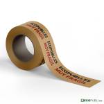 precinto papel kraft personalizado con logo