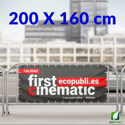 Cubrevallas de lona 100g personalizadas en varias medidas