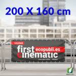 Cubrevallas de lona 100g personalizadas en varias medidas