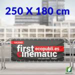 lona 100g/m² con impresión a todo color