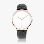 reloj personalizable de acero y cuero