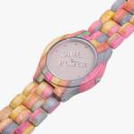 reloj de mujer personalizable de madera