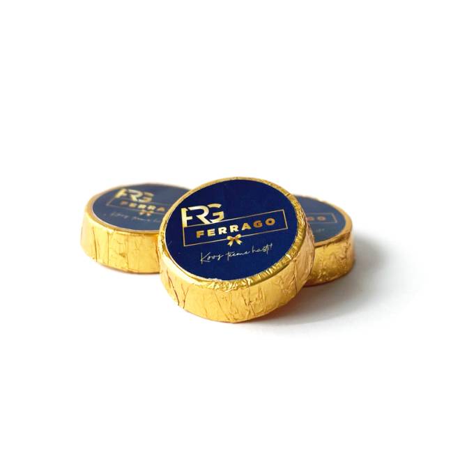 Chocolatinas personalizadas con logo