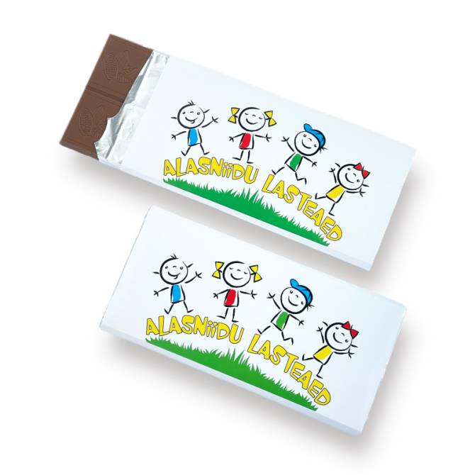 Tabletas de chocolate personalizadas 100 g