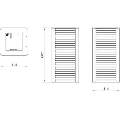 Papelera PSMKTR04300