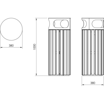 Papelera PSMKWA00500
