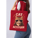 Bolsas Totebag rojas Personalizadas a todo color