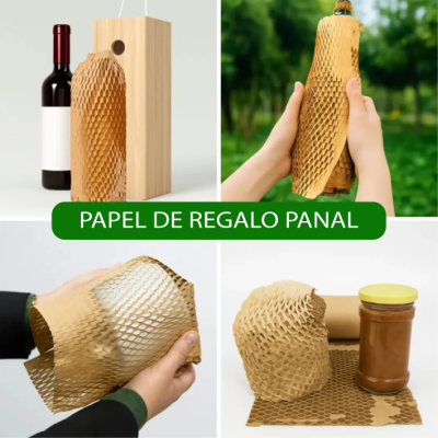 Papel de Regalo Panal