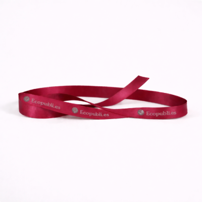 Cinta Regalo Personalizada Roja Vino 1000m Ancho 16 mm