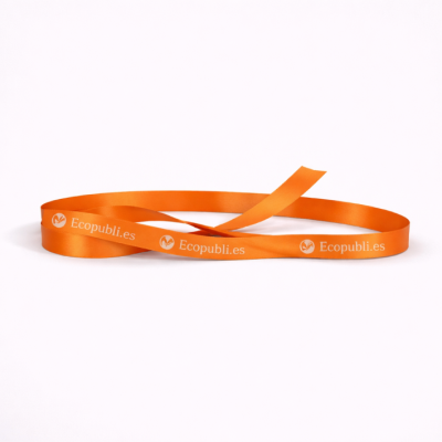 Cinta Regalo Personalizada Mandarina 1000m Ancho 16 mm