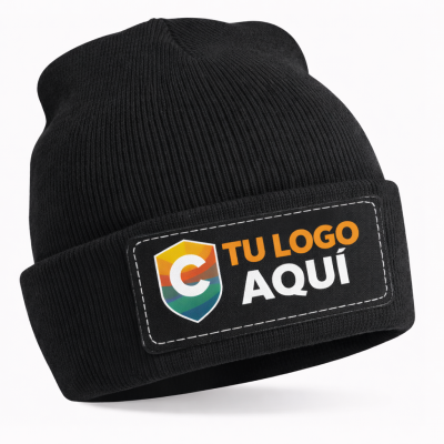 gorro personalizado negro
