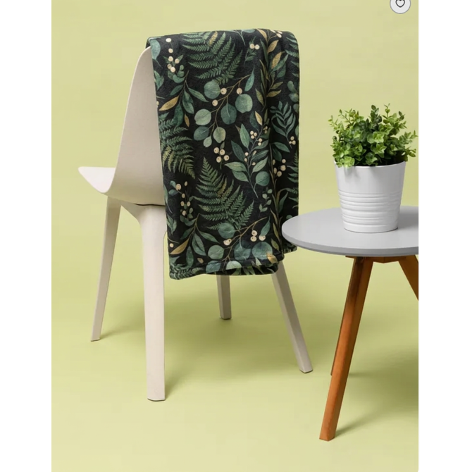 Manta de felpa personalizada con impresión un lado