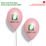 Globo Publicitario Rosa Baby