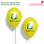 Globo Publicitario Amarillo Limón