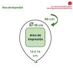 Globo Publicitario Azul Marino