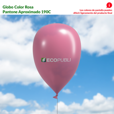 Globo Publicitario Rosa