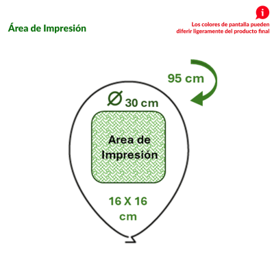 Globo Publicitario Verde