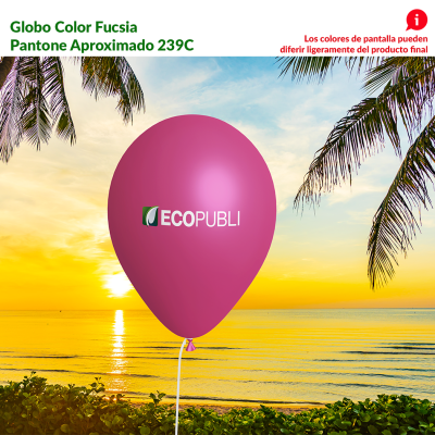Globo Publicitario Fucsia