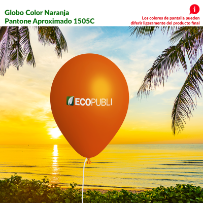 Globo Publicitario Naranja